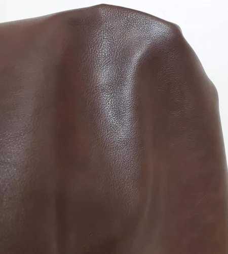 Miniatura 35 de NAT Leathers Café Nubuck Pulido Suave Piel Sintética Vegana de Poliuretano Aprobada por Peta 1 Yarda (91 cm de Largo x 137 cm de Ancho) Piel