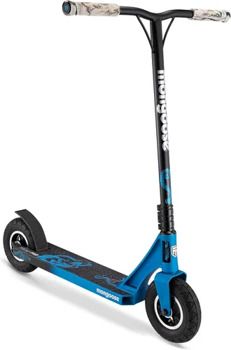 Miniatura 8 de Mongoose Tread - Patinete de suciedad Freestyle para niños y adultos, neumáticos grandes rellenos de aire de 7.874 in, ideal para suciedad y grava