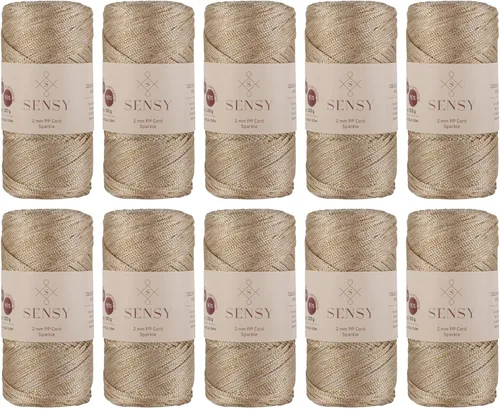 Miniatura 47 de Sensy Premium Cuerda de Poliéster de 2mm 251 Yardas Cuerda de Polipropileno 100% Cordón de Macramé 2mm Cordón para Bolsa de Ganchillo Cuerda