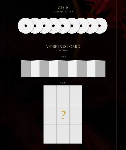 Miniatura 3 de JYP Twice - More & More (9º mini álbum)+juego de tarjetas de fotos extra (A+B+C ver. Set)