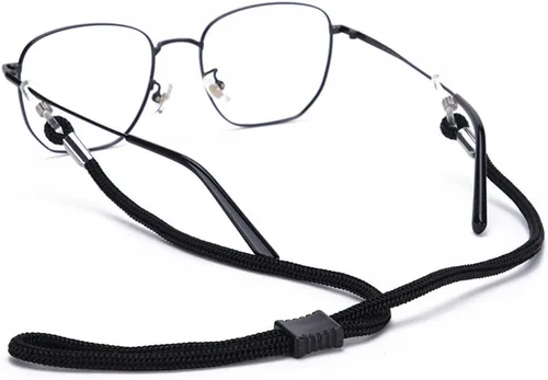 Miniatura 4 de 20 Pcs Black Sunglasses Strap Holder Adjustable Eyeglass Lanyard Rope Eyewear Retainer Cord Glasses Neck Strap String