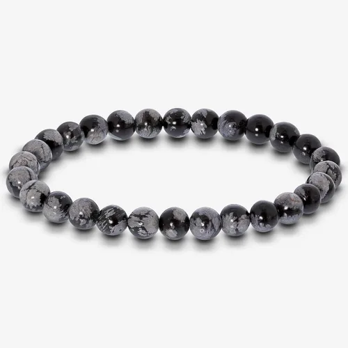Miniatura 580 de Gem Avenue Handmade Round Bead Stretch Bracelet Unisex Natural Stone Beaded Jewelry for Men & Women, Elastic Wristband for Daily Wear
