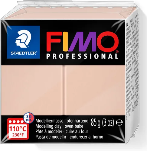 Miniatura 10 de STAEDTLER 8004-44 FIMO Professional Horno Secado Polímero Modelado Arcilla, Beige Semi-Opaco (3.00 oz)