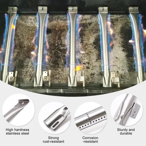 Miniatura 5 de Piezas de repuesto para parrilla Nexgrill de 4 quemadores 720-0830H, 720-0783E, 720-0830D, 5 quemadores 720-0888N, 720-0888, rejillas de parrilla