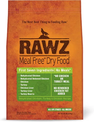 Miniatura 9 de Rawz Alimento seco para perros sin comidas (3.5 libras, pollo, salmón y pescado blanco)