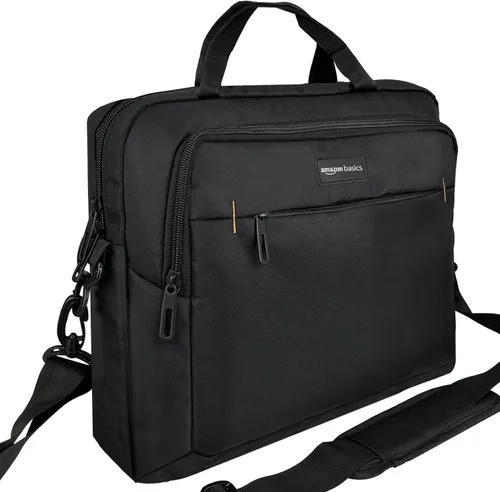 Miniatura 8 de Amazon Basics - Funda de transporte para laptop con correa de hombro, 1 unidad, 11.6 pulgadas, negro