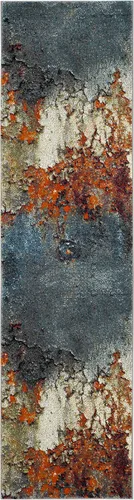 Miniatura 23 de SAFAVIEH Glacier Collection GLA125M - Alfombra moderna abstracta que no desprende pelusa, para sala de estar o dormitorio, 2 pies 3 pulgadas x 4