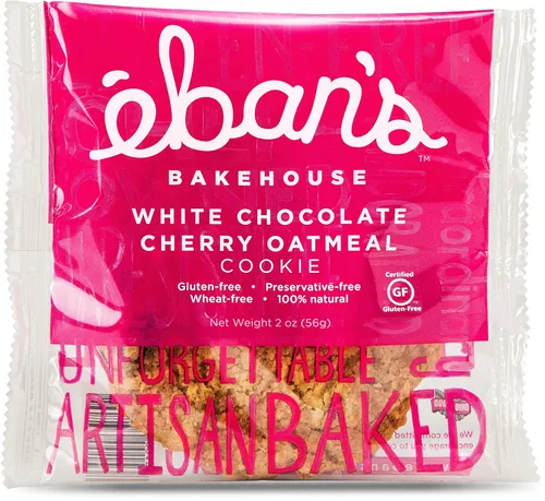 Miniatura 13 de Eban's Galletas frescas horneadas sin gluten – 24 galletas grandes (2 cajas de 12) – suaves y masticables, envueltas individualmente, gourmet, sin