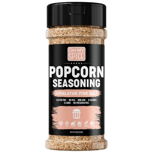 Miniatura 28 de Popcorn Seasoning Chocolate Powder Mix - Gluten Free & Low Sodium Cocoa Powder Blend Popcorn Flavoring Seasoning. Healthy Movie Night Theater Pop