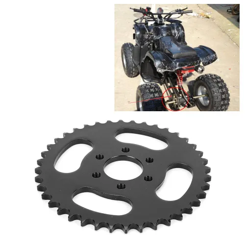 Miniatura 5 de Akozon 40 dientes ATV Quad 428 cadena piñón trasero reemplazo para Taotao SUNL Roketa JCL NST 125 150 200 250