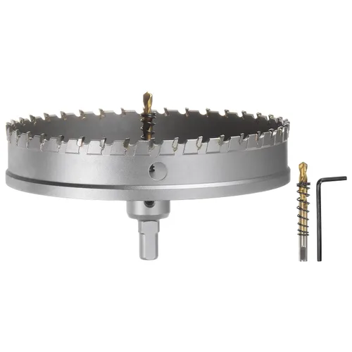 Miniatura 14 de HARFINGTON Cortador de carburo de sierra de agujero de metal de 0.472 in / 0.47 pulgadas de diámetro para acero inoxidable, metal, aleación
