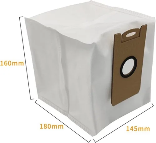 Miniatura 6 de McbeAn Piezas de tela de fregona compatibles con bolsas de polvo Lydsto W2, filtro Hepa y cepillo lateral, robot aspiradoras, piezas de repuesto