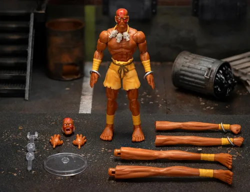 Miniatura 5 de Jada Street Fighter 6" Figura de Acción de Dhalsim, Juguetes para Niños y Adultos
