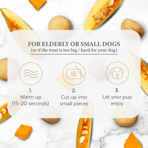 Miniatura 3 de Bonne et Filou Golosinas para perros, pasteles de calabaza, regalo de cumpleaños para perros de raza mediana a grande – Pasteles de macarrón