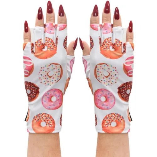 Miniatura 73 de ManiGlovz - Guantes de uñas originales con protección UPF 50+ UV Guantes de manicura de gel y guantes anti UV sin dedos para mujeres Se pueden