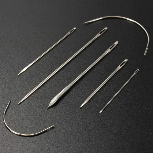 Miniatura 4 de Vitoki Vitoki - Kit de agujas de coser a mano resistentes para tapicería del hogar, alfombras, reparación de lona de cuero, paquete de 7