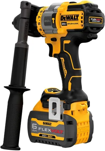 Miniatura 7 de DEWALT FLEXVOLT VENTAJA 20V MAX* Taladro de martillo, inalámbrico, 1/2 pulgada (DCD999T1)