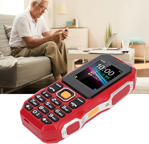 Miniatura 5 de Yunseity Teléfono celular desbloqueado para personas mayores, 1.8 pulgadas, batería de 5800 mAh, mini teléfono móvil de tres pruebas con cuerno