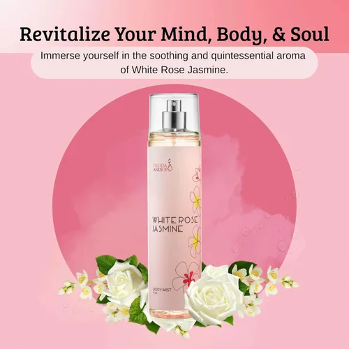Miniatura 5 de White Rose Jasmine - Spray corporal para mujer, perfume para mujer, fragancia corporal y aerosoles de lujo, botella de spray fina de 8 onzas