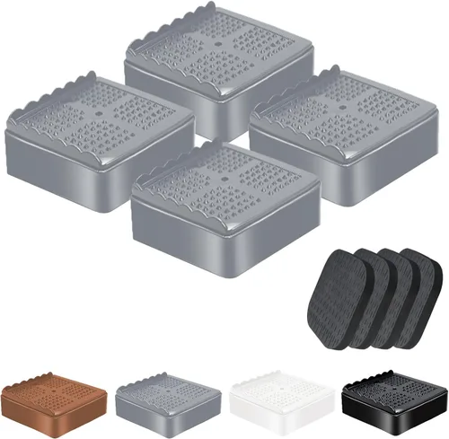 Miniatura 26 de Elevadores de Muebles Resistentes Elevadores de Cama Ajustables Bloques de Elevación 4, 3, 2 pulgadas para Sofá, Sillón, Mesa, Escritorio, Patas