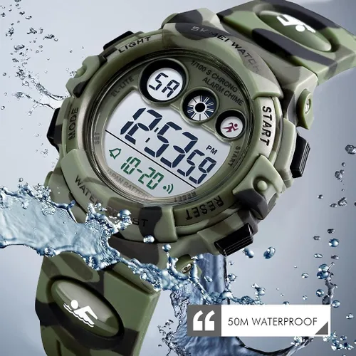 Miniatura 3 de CakCity Kids Watches Digital Sport Watches for Boys Girls Outdoor Waterproof Watches with Alarm Stopwatch Military Child Wrist Watch Ages 5-10