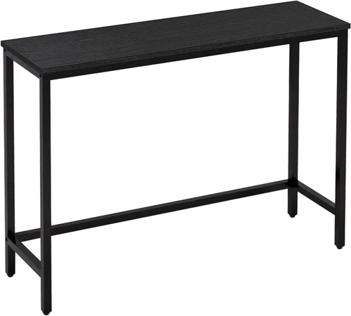 Timberer Mesa de consola de 39.4 pulgadas, mesa de entrada de pasillo, mesa de sofá detrás del sofá, para sala de estar, entrada, fácil montaje,