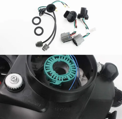 Miniatura 8 de VLAND Faros Compatibles con Chevy Camaro 5ª Generación 2014 2015, Lente de Doble Luz (No Incluyen Focos, Lados del Conductor y del Pasajero)