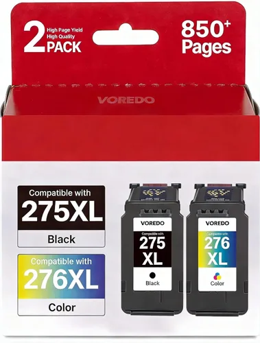 Paquete combinado de cartuchos de tinta 275XL 276XL PG-275 XL/CL-276 XL para Canon Ink 275 y 276 para Canon Pixma TR4720 TS3722 TS3500 TS3520 TS3522