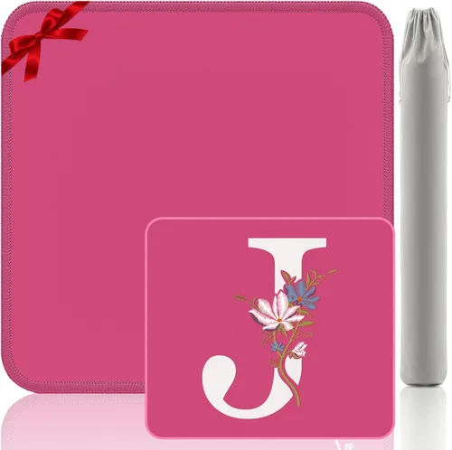 Miniatura 20 de Tapete Mahjong para mesa, neopreno antideslizante con reducción de ruido, 32.4 x 32.4 pulgadas, azul, perfecto para mahjong americano, póker