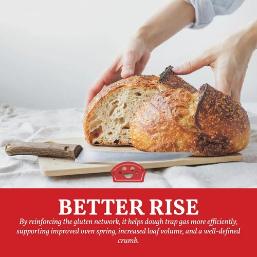 Miniatura 6 de Bakers Club Artisan Gluten de Trigo Vital 10oz - Potenciador de Harina para Pan, Alto en Proteínas, Harina de Seitán, Bajo en Carbohidratos, Vegano