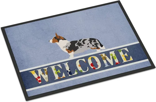 Miniatura 99 de Caroline's Treasures BB8321JMAT - Felpudo de bienvenida Berger Picard de 24 x 36 pulgadas, tapete azul para puerta delantera, para interiores