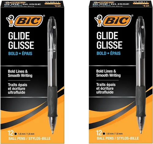 Miniatura 9 de BIC VLGB11BK Velocity Bolígrafo retráctil, tinta negra, 0.063 in, audaz, docena