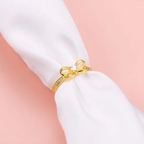 Miniatura 5 de Ladytree Anillo de plata de ley S925 con banda para el pulgar, regalos de joyería para mujer, moda de moda
