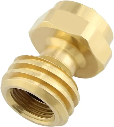 Miniatura 5 de Hooshing Adaptador de propano de 1 libra para cilindro desechable desechable, adaptador de tanque de propano de 1 lb a 20 lb para parrilla