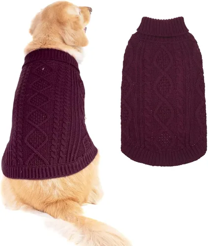 Miniatura 27 de BINGPET Suéter de Punto Térmico para Perros Pequeños, Medianos y Grandes, Abrigo de Invierno para Perros y Gatos, Conjuntos de Sudaderas Cálidas