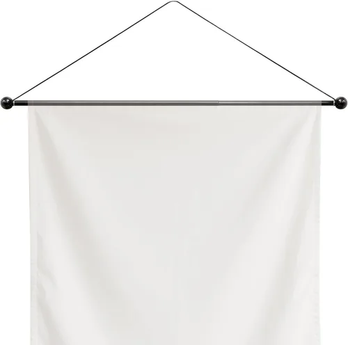 Barra Telescópica para Colgar Tapices de 17-32 Pulgadas para Tapices Estéticos Ligeros Decoración de Habitación Barra Escalable para Colgar en Pared