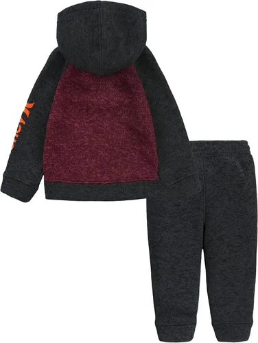 Miniatura 2 de Hurley Conjunto de 2 piezas con capucha y pantalones deportivos para bebé