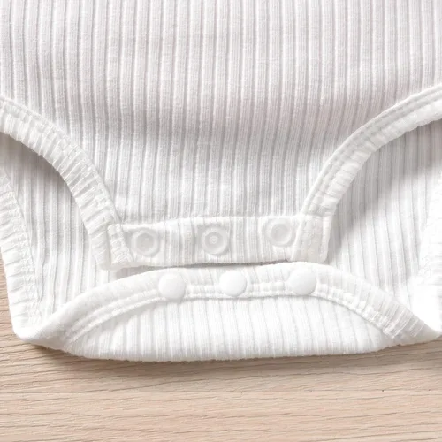 Miniatura 64 de Unutiylo Ropa de bebé recién nacida prematura con tirantes, traje de otoño e invierno, traje de manga larga con volantes
