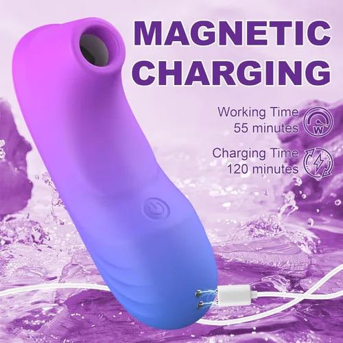 Miniatura 6 de Vibrador Chupador de Rosa Juguetes Sexuales para Adultos, Vibrador Clitoral Placer Sexual para Mujeres con 10 Modos de Vibración, Chupador