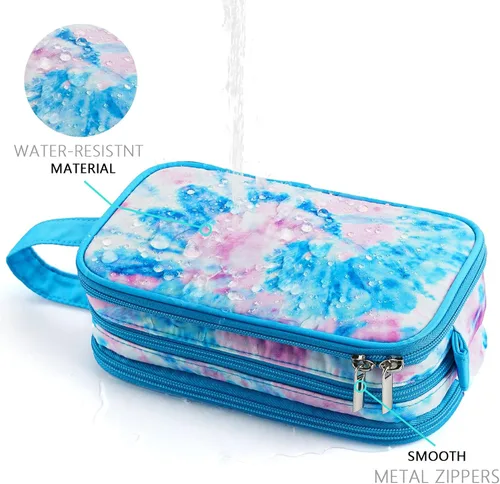 Miniatura 3 de Neceser infantil para niñas y niños, Azul Tie dye