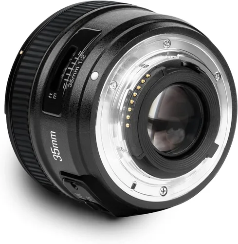 Miniatura 7 de YONGNUO, lente YN F2 de 35 mm 1:2 AF/MF angulo ancho fijo y autoenfoque para cámaras Nikon DSLR