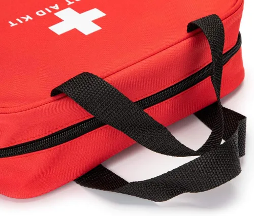 Miniatura 8 de Bolsa de primeros auxilios roja vacía para viajes, bolsa de rescate compacta para responder ante emergencias, almacenamiento de medicinas para Verde