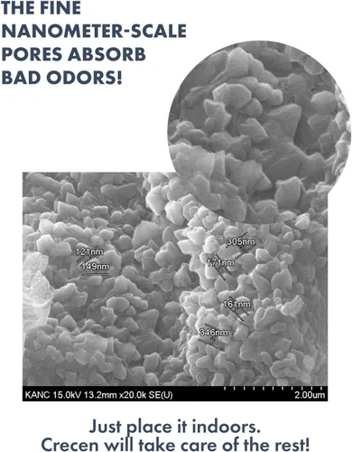 Miniatura 6 de Difusor de piedra de cerámica curativa purificadora de aire, enredadera redonda, elimina los malos olores, elimina los malos olores, fabricado