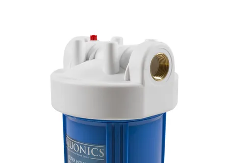 Miniatura 6 de Bluonics El sistema de carcasa del filtro de agua para toda la casa de 4.5 x 10 utiliza cartuchos de tamaño estándar de 4.5 x 10 – completo