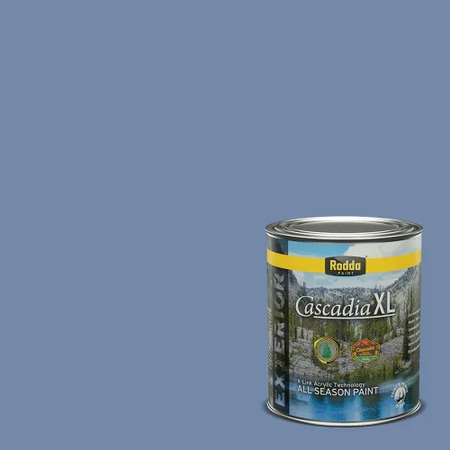 Miniatura 165 de Rodda Paint CASCADIA XL Pintura e imprimación satinada exterior en uno, cuarto de galón, Acapulco Dive