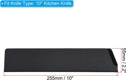Miniatura 43 de PATIKIL Fundas de plástico ABS para cuchillo de cocina de 10 pulgadas, paquete de 3 cuchillos, protector de filos, protector de cuchilla, funda