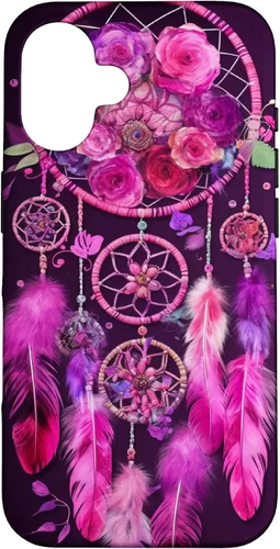 Miniatura 32 de Feather and Flower Dream Catcher Designed Case for iPhone 17