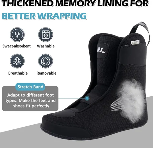 Miniatura 2 de Patines en línea para mujeres y hombres, 3 ruedas de 4.331 in con carcasa exterior duradera, patines profesionales de carreras de velocidad para Gris