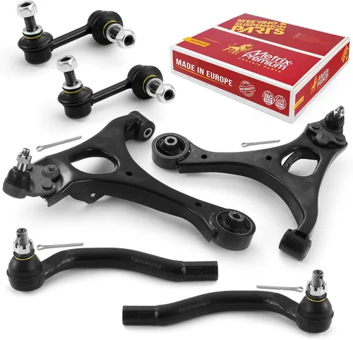 Miniatura 73 de Metrix Premium Chassis Parts - Kit de suspensión delantera de 10 piezas para BMW X5 2007-2013, BMW X6 2008-2014, reemplazo, fabricado en Europa