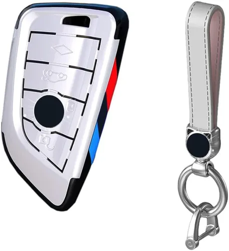 Miniatura 13 de Smart Remote Key Case Funda protectora para BMW 2 5 6 7 X1 X2 X3 X5 X6 Series con llavero